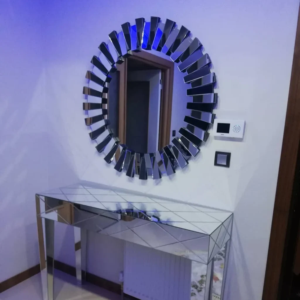 Güneş ayna dresuar takımı — Optima Cam Ayna, Ankara